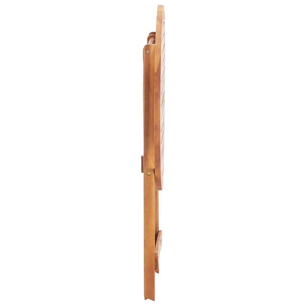 vidaXL Folding Patio Table 35.4"x29.5" Solid Acacia Wood-4
