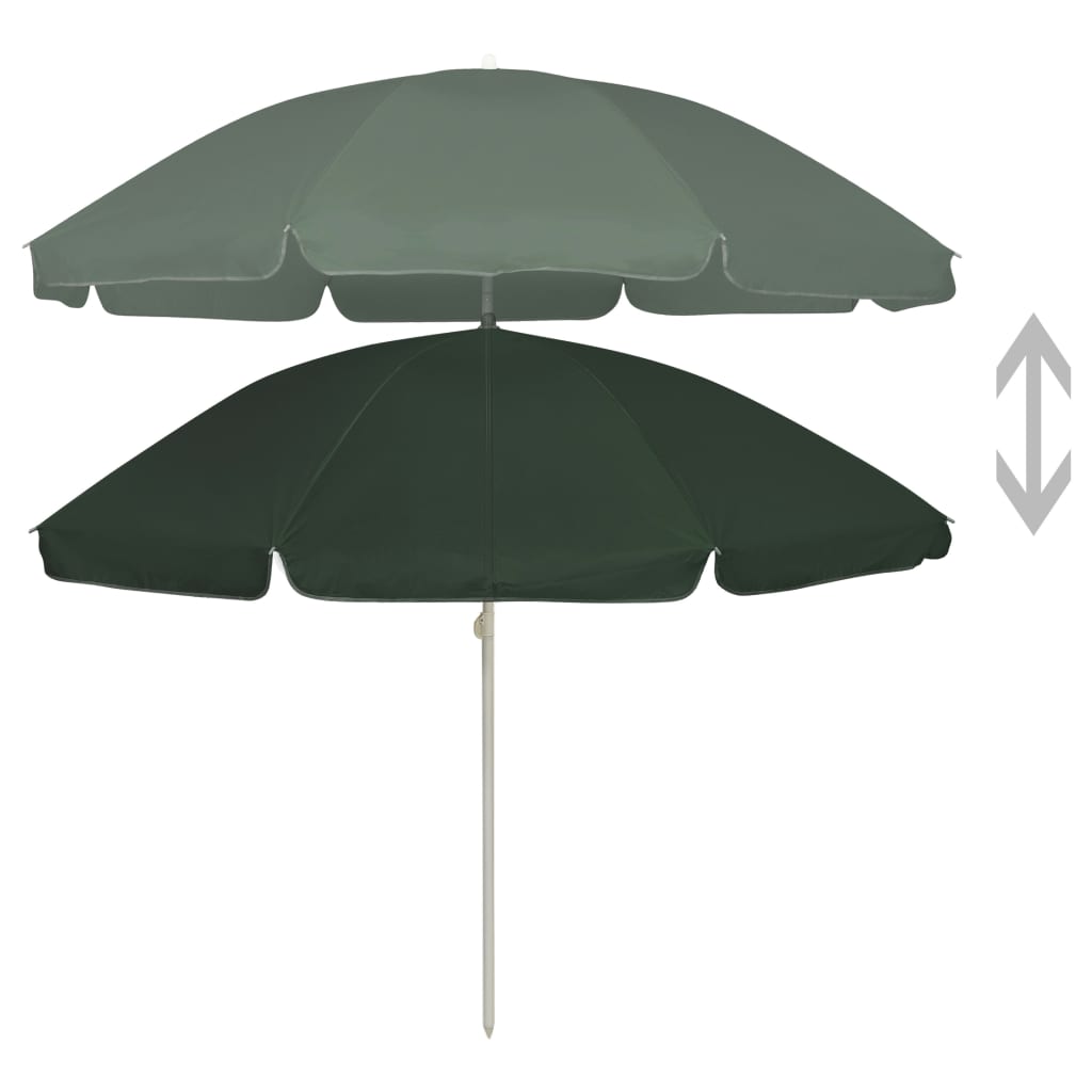 vidaXL Outdoor Umbrella Height Adjustable Parasol Tilting Garden Sunshade-79