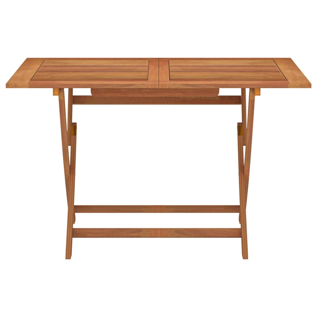 vidaXL Outdoor Dining Table Folding Garden Patio Table Solid Eucalyptus Wood-26