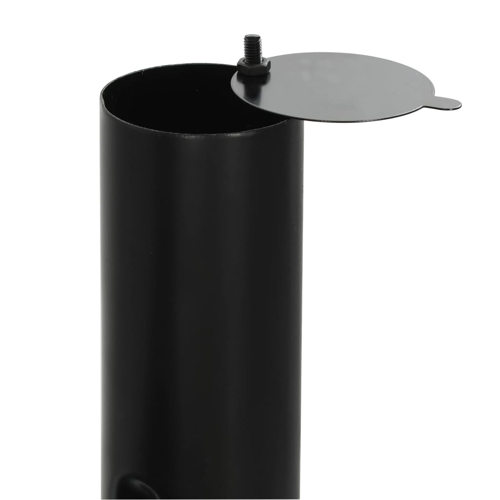 vidaXL Classic Charcoal BBQ Offset Smoker-6