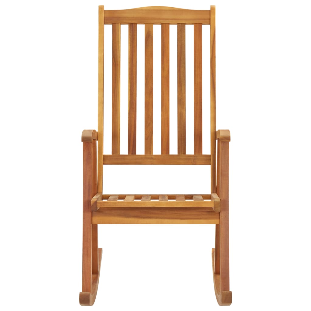 vidaXL Rocking Chair Solid Acacia Wood-1