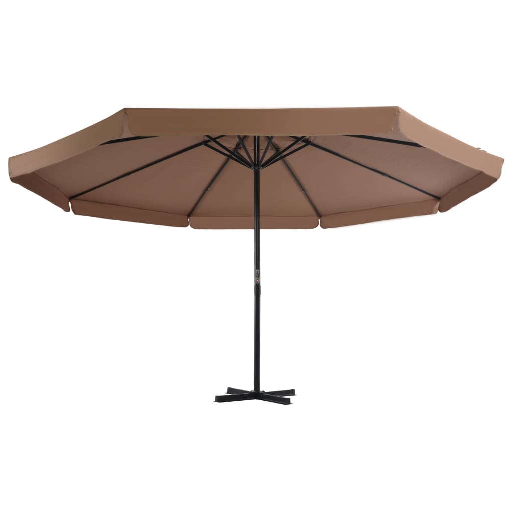 vidaXL Outdoor Umbrella Parasol with Crank Patio Sunshade Sun Shelter Aluminum-16