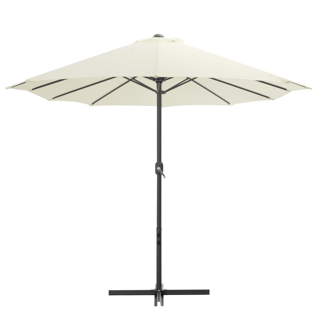 vidaXL Outdoor Umbrella Parasol with Double Top Sunshade Shelter Aluminum-44