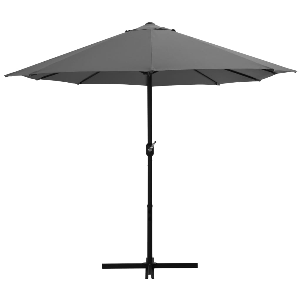 vidaXL Outdoor Umbrella Parasol with Double Top Sunshade Shelter Aluminum-26