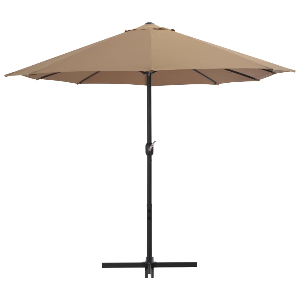 vidaXL Outdoor Umbrella Parasol with Double Top Sunshade Shelter Aluminum-21