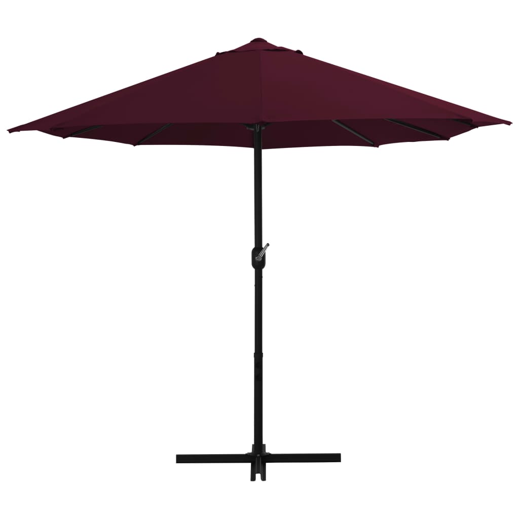 vidaXL Outdoor Umbrella Parasol with Double Top Sunshade Shelter Aluminum-54