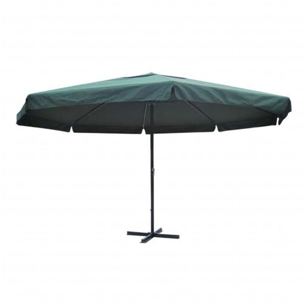 vidaXL Outdoor Umbrella Parasol with Crank Patio Sunshade Sun Shelter Aluminum-8