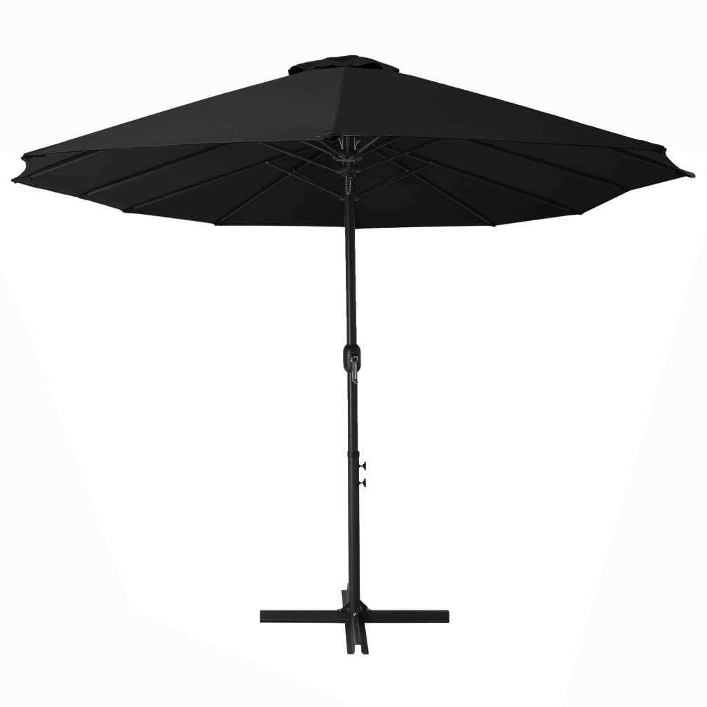 vidaXL Outdoor Umbrella Parasol with Double Top Sunshade Shelter Aluminum-32