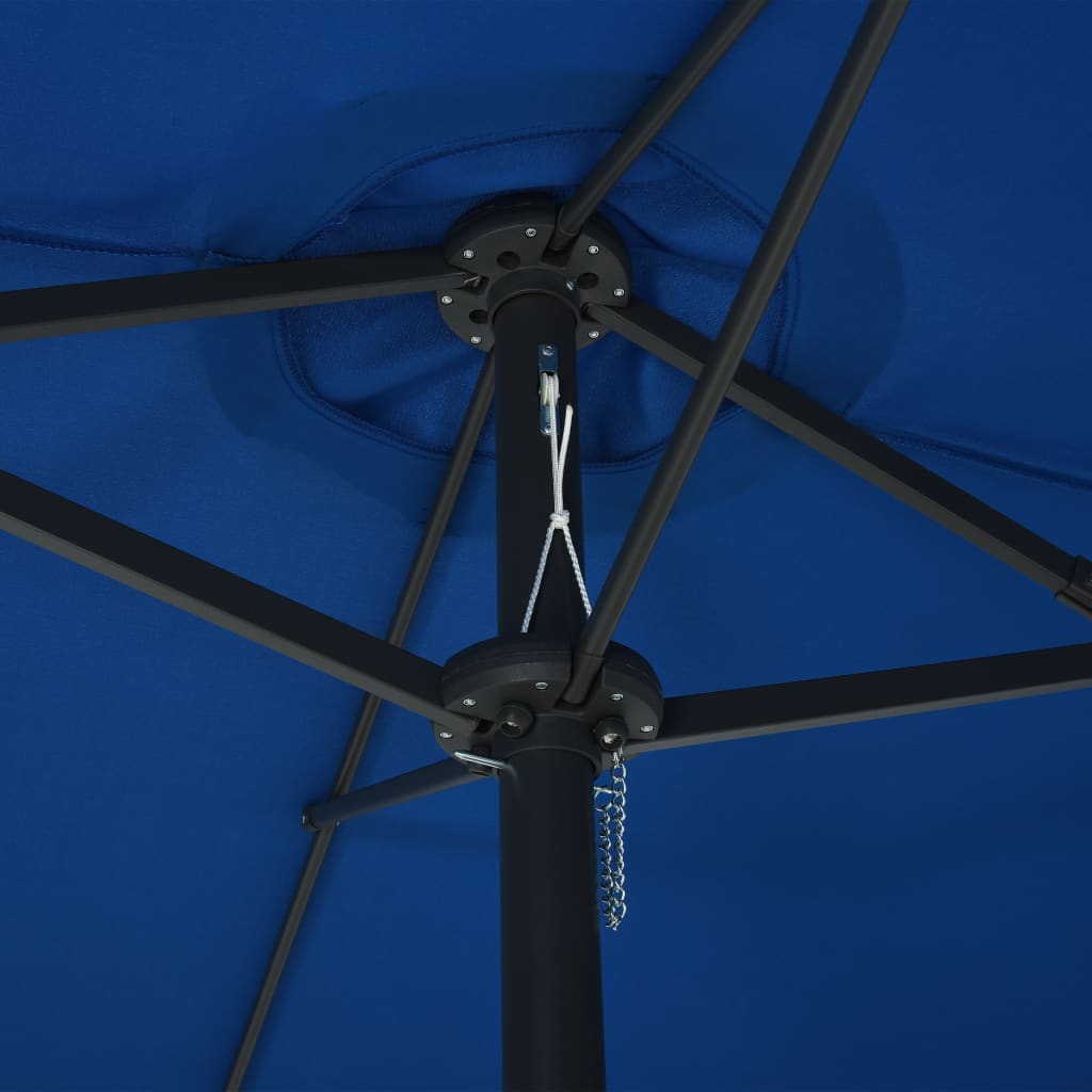 vidaXL Outdoor Umbrella Parasol with Double Top Sunshade Shelter Aluminum-50