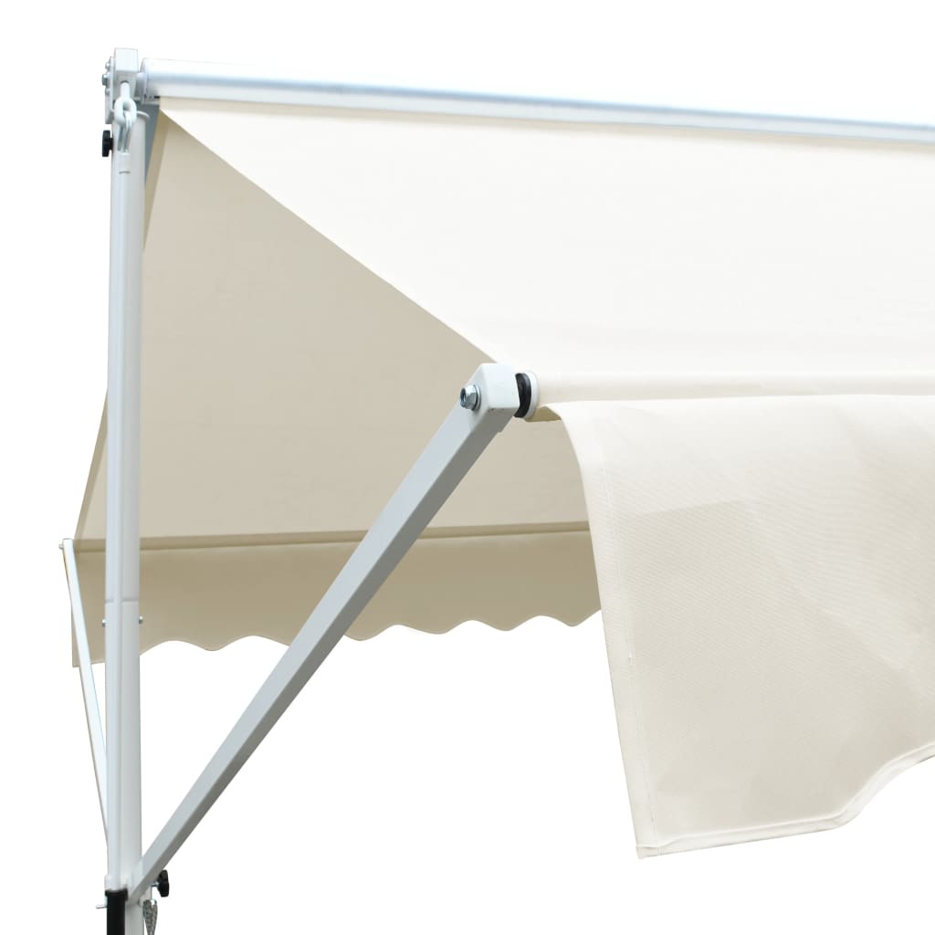 vidaXL Free Standing Awning Outdoor Retractable Awning Patio Sun Shade Shelter-0