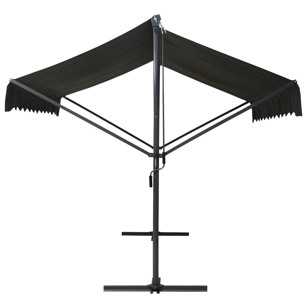 vidaXL Free Standing Awning Outdoor Retractable Awning Patio Sun Shade Shelter-17