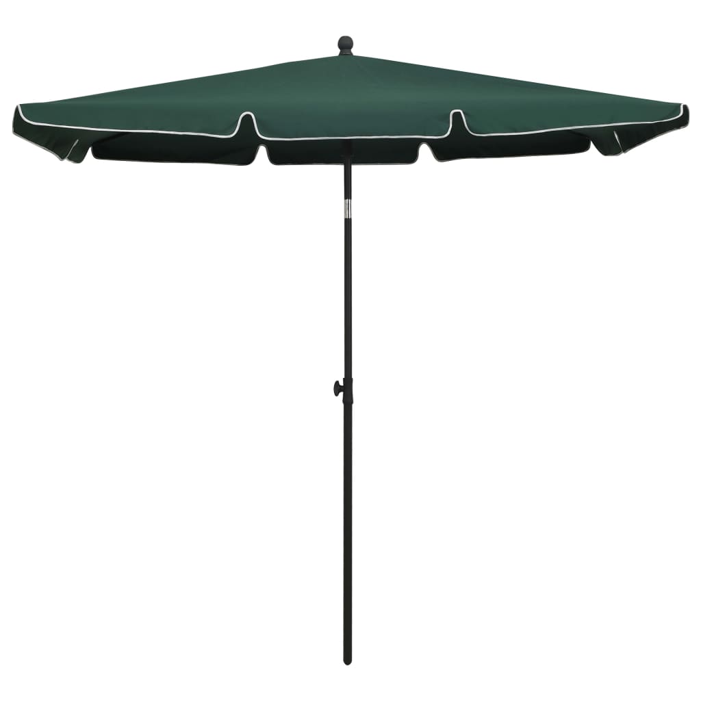 vidaXL Outdoor Umbrella Height Adjustable Parasol Patio Garden Sunshade Steel-37