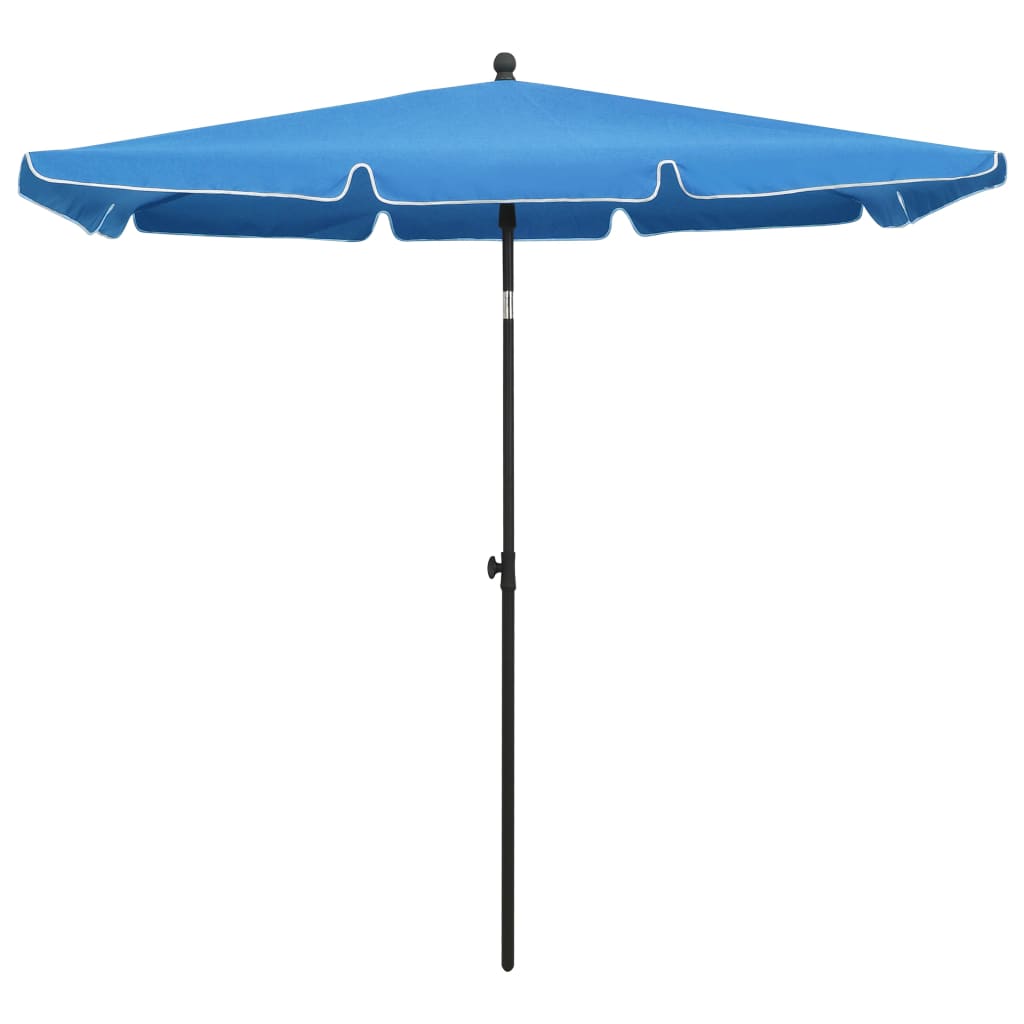 vidaXL Outdoor Umbrella Height Adjustable Parasol Patio Garden Sunshade Steel-15