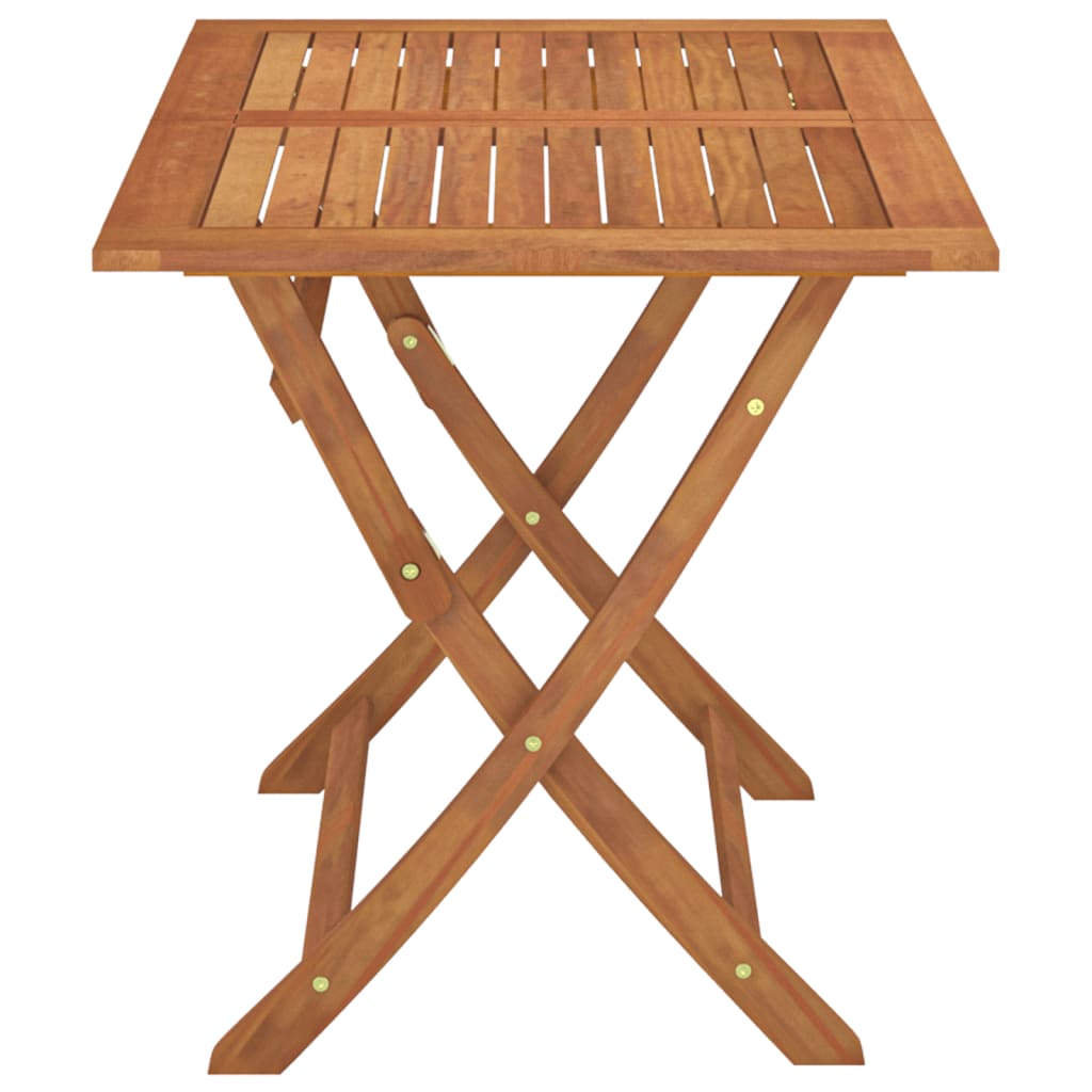 vidaXL Outdoor Dining Table Folding Garden Patio Table Solid Eucalyptus Wood-27