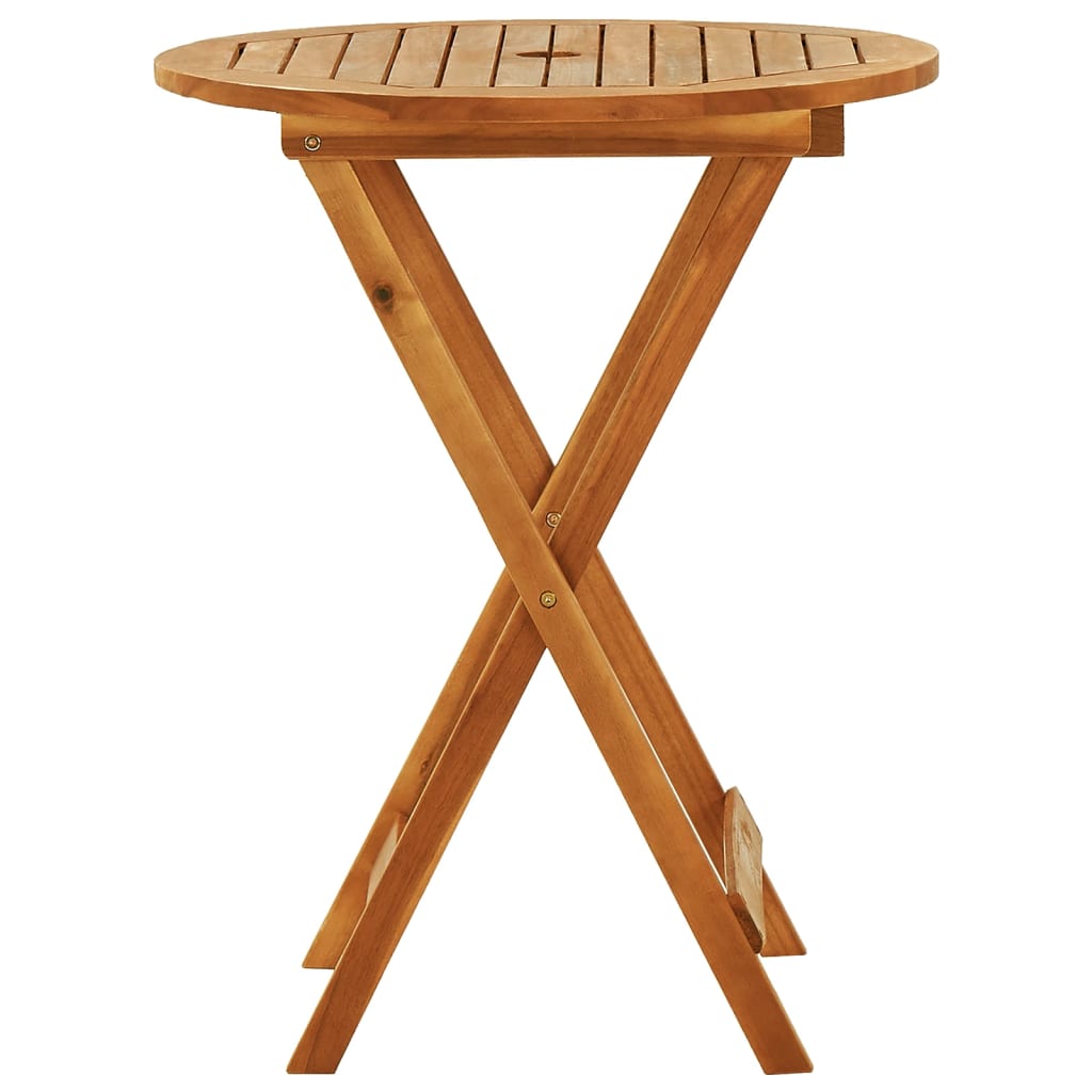 vidaXL Outdoor Dining Table Folding Garden Patio Table Solid Eucalyptus Wood-18