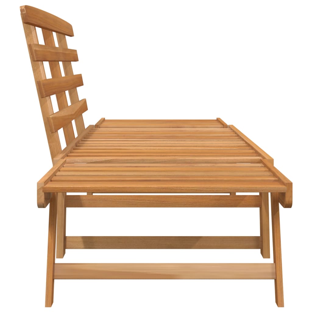vidaXL Patio Bench Outdoor Garden Bench with Cushions 2-in-1 Solid Wood Acacia-23