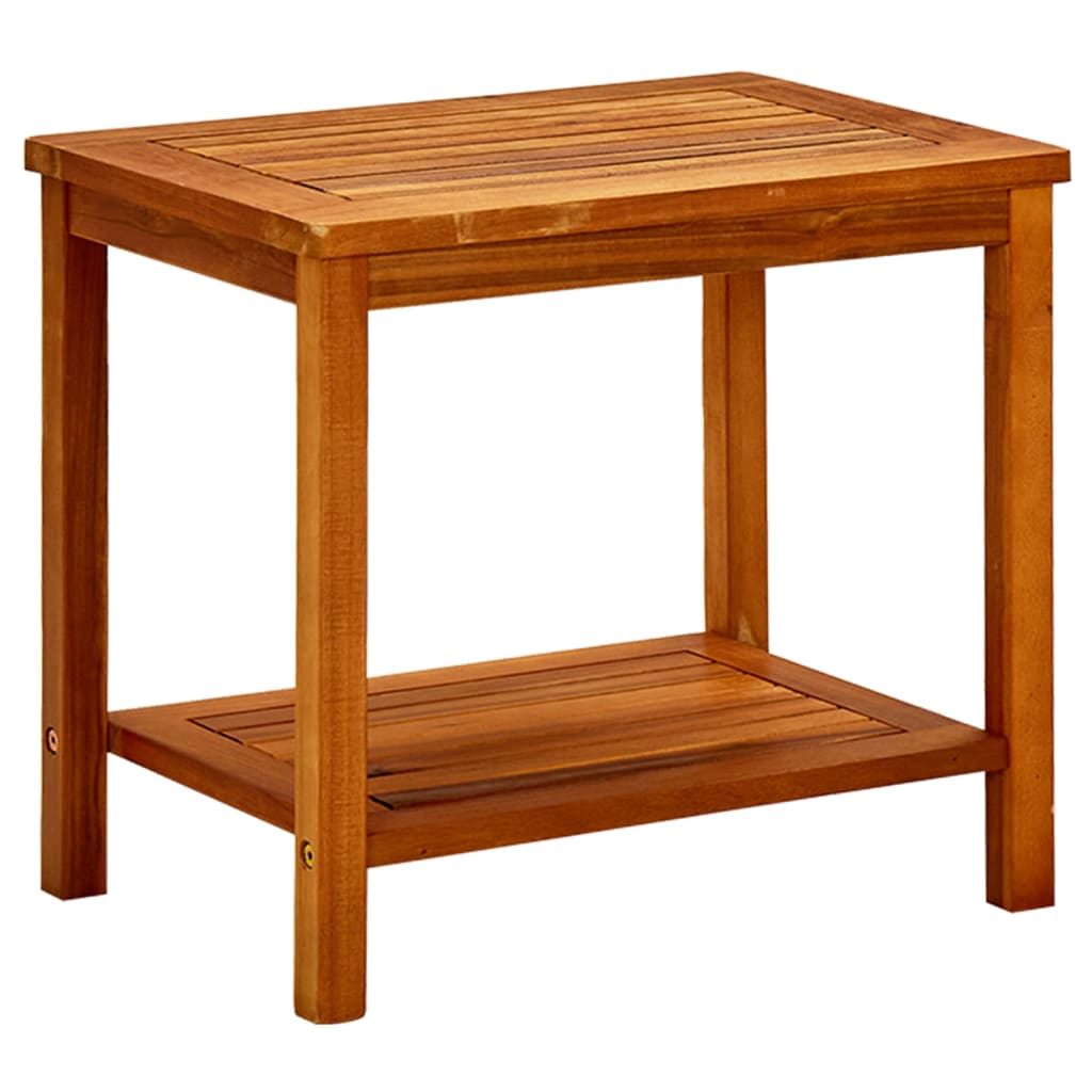 vidaXL Side Table End Table Coffee Table Indoor Outdoor Solid Wood Acacia-4