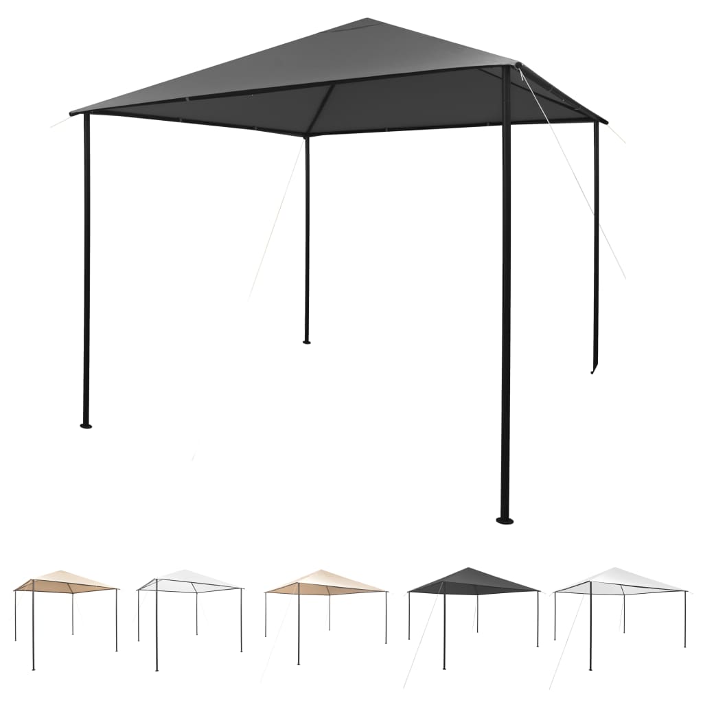 vidaXL Gazebo Outdoor Canopy Tent Patio Pavilion Wedding Party Tent with Roof-32