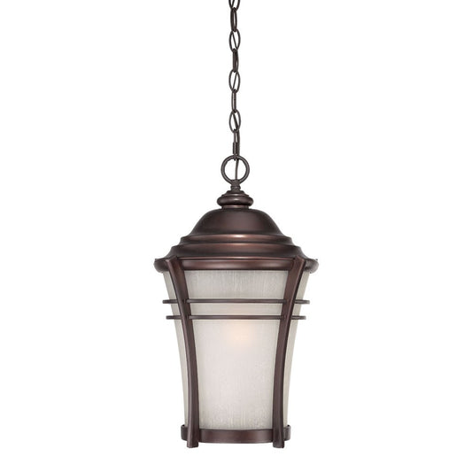 Frosted Glass Bronze Lantern Hanging Light-0