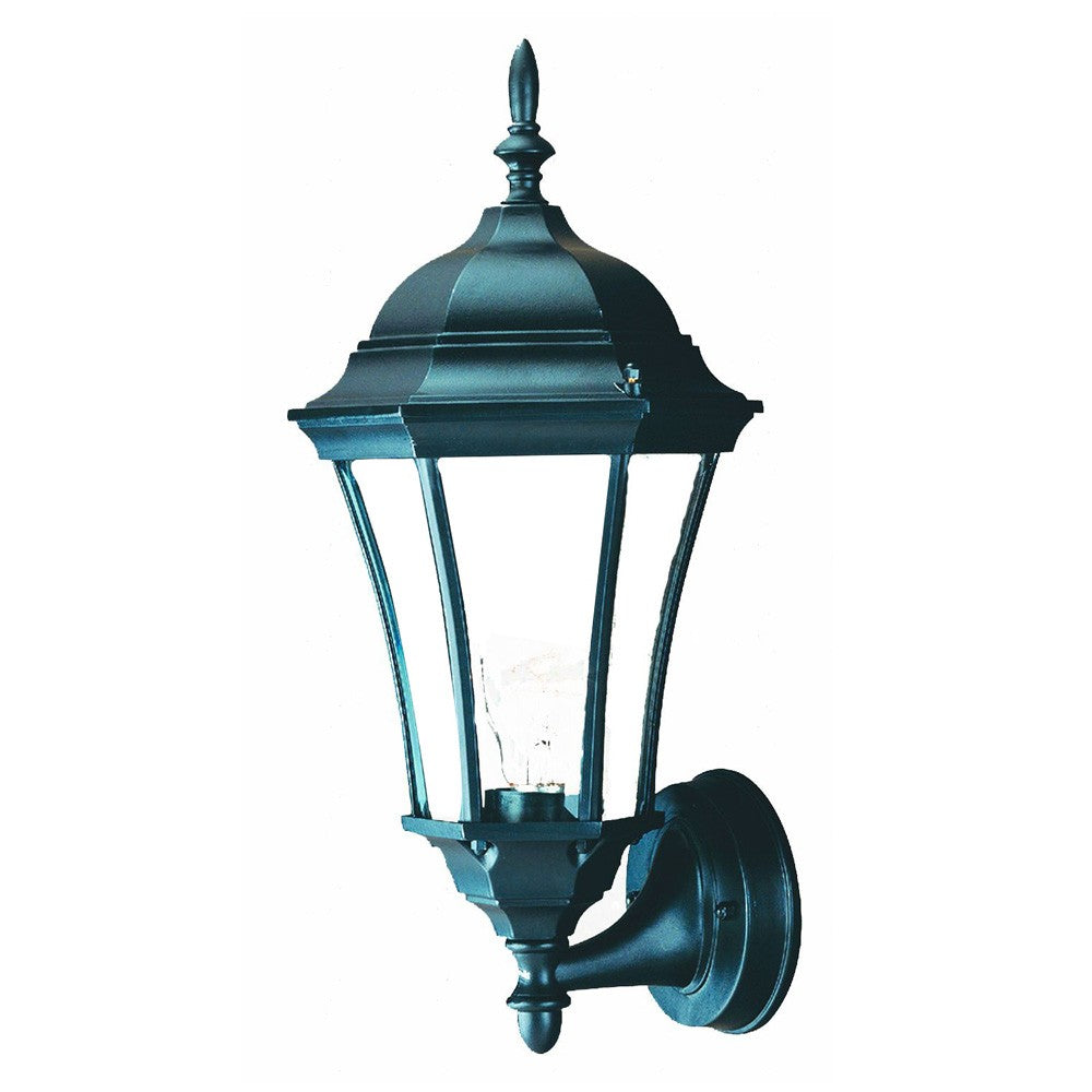 Matte Black Carousel Lantern Wall Light-0