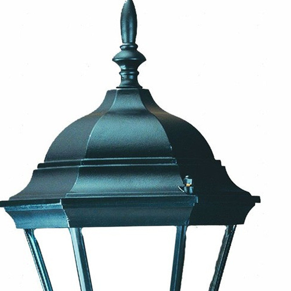 Matte Black Carousel Lantern Wall Light-3