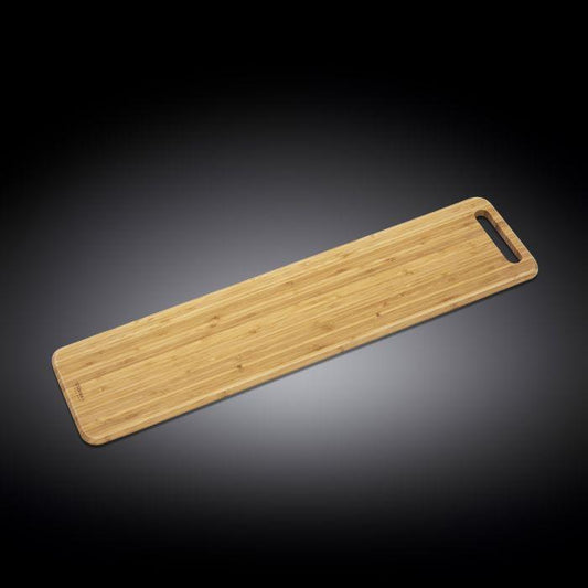 Set Of 2 Bamboo Charcuterie Board 31.5" inch X 7.9" inch | 80 X 20 Cm-0