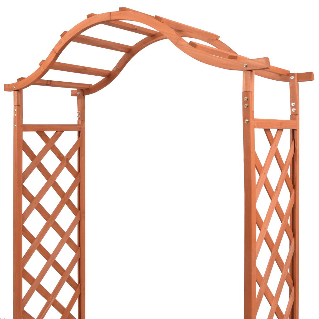 vidaXL Pergola Garden Arch Pergola Trellis with Planters for Outdoor Patio-2