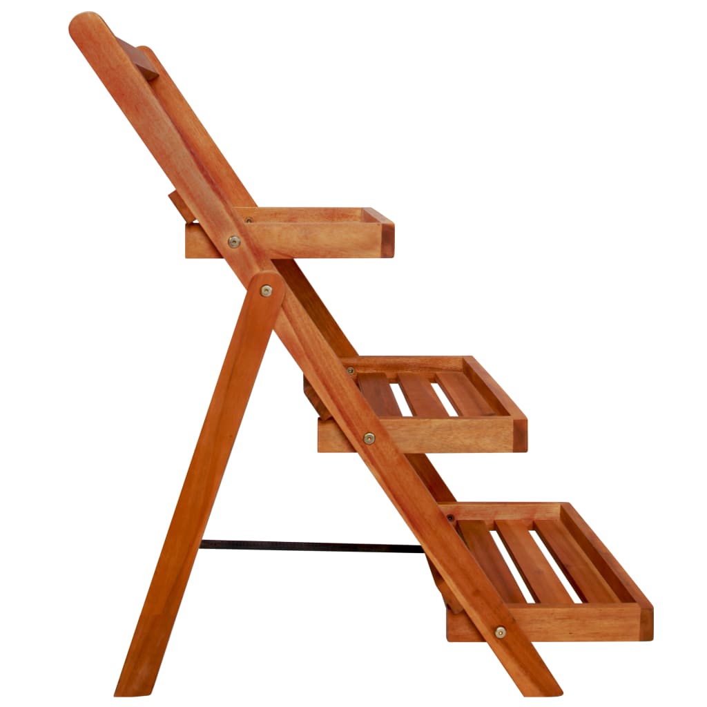 vidaXL 3-Tier Plant Stand 19.7"x24.8"x31.5" Solid Acacia Wood-1