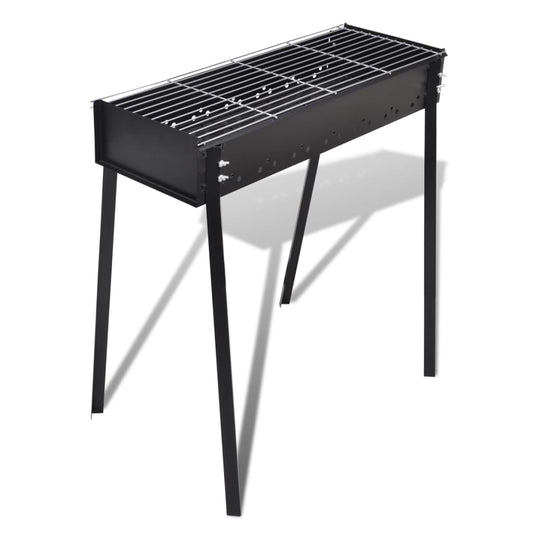 vidaXL BBQ Stand Charcoal Barbecue Square  30" x 11"-0