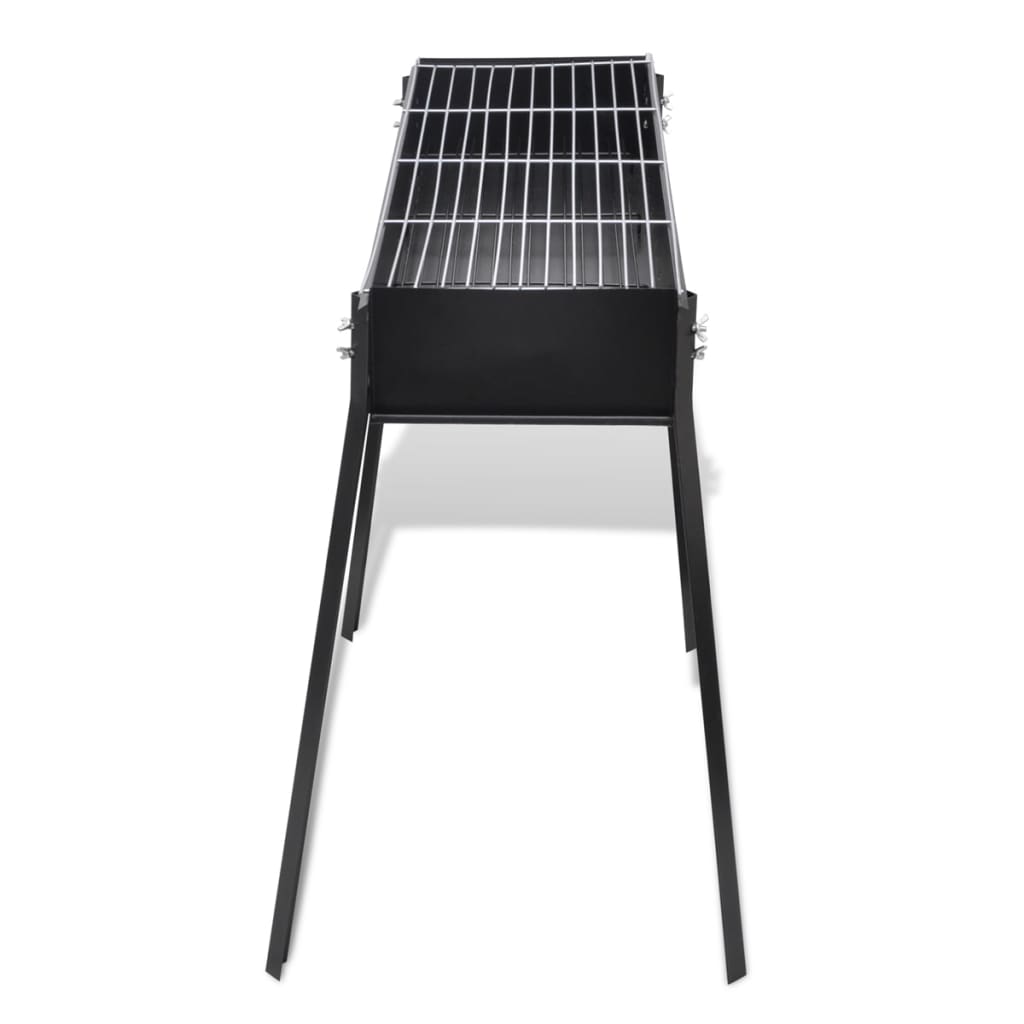 vidaXL BBQ Stand Charcoal Barbecue Square  30" x 11"-2