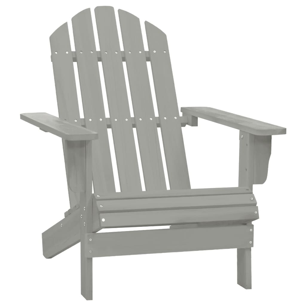 vidaXL Patio Chair Lawn Patio Adirondack Chair for Outdoor Porch Garden Wood-9