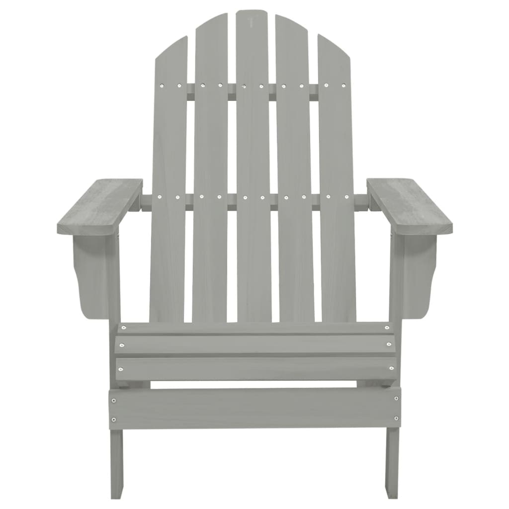 vidaXL Patio Chair Lawn Patio Adirondack Chair for Outdoor Porch Garden Wood-11