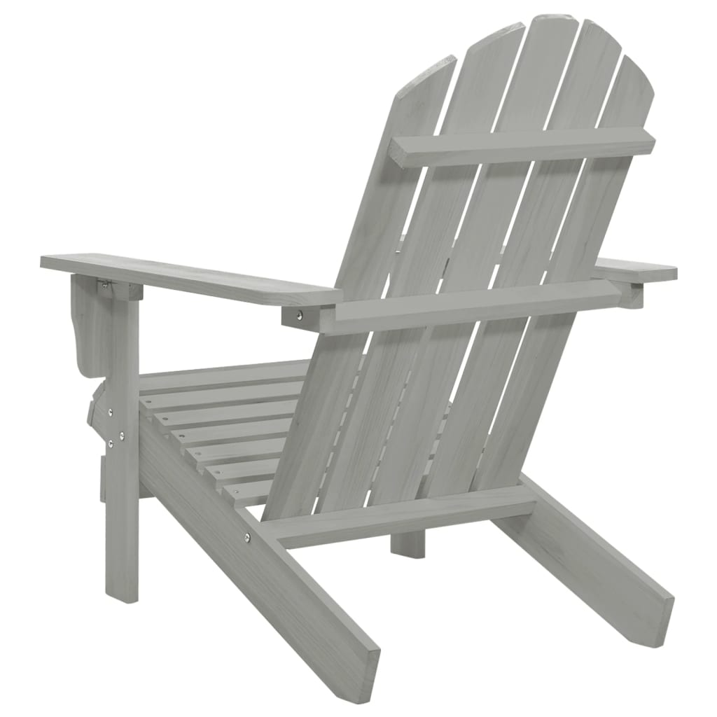 vidaXL Patio Chair Lawn Patio Adirondack Chair for Outdoor Porch Garden Wood-13
