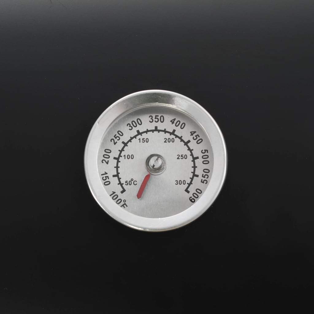 vidaXL Classic Charcoal BBQ Offset Smoker-1
