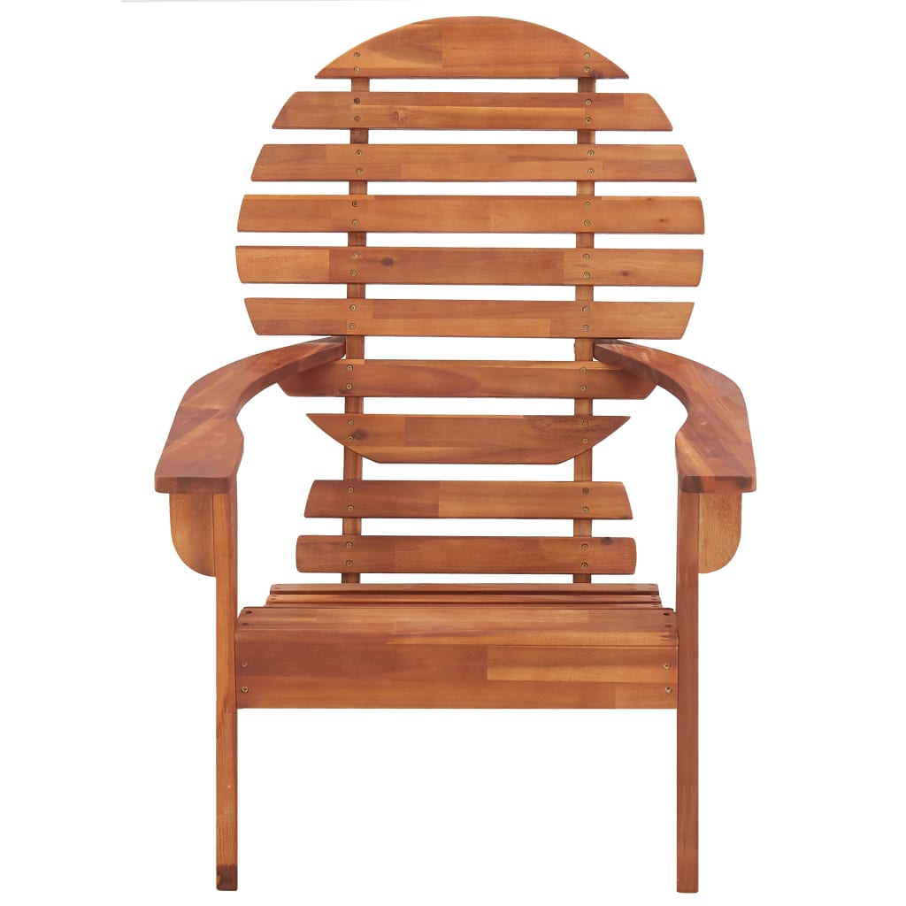 vidaXL Folding Adirondack Chair Lawn Chair for Outdoor Porch Solid Wood Acacia-1