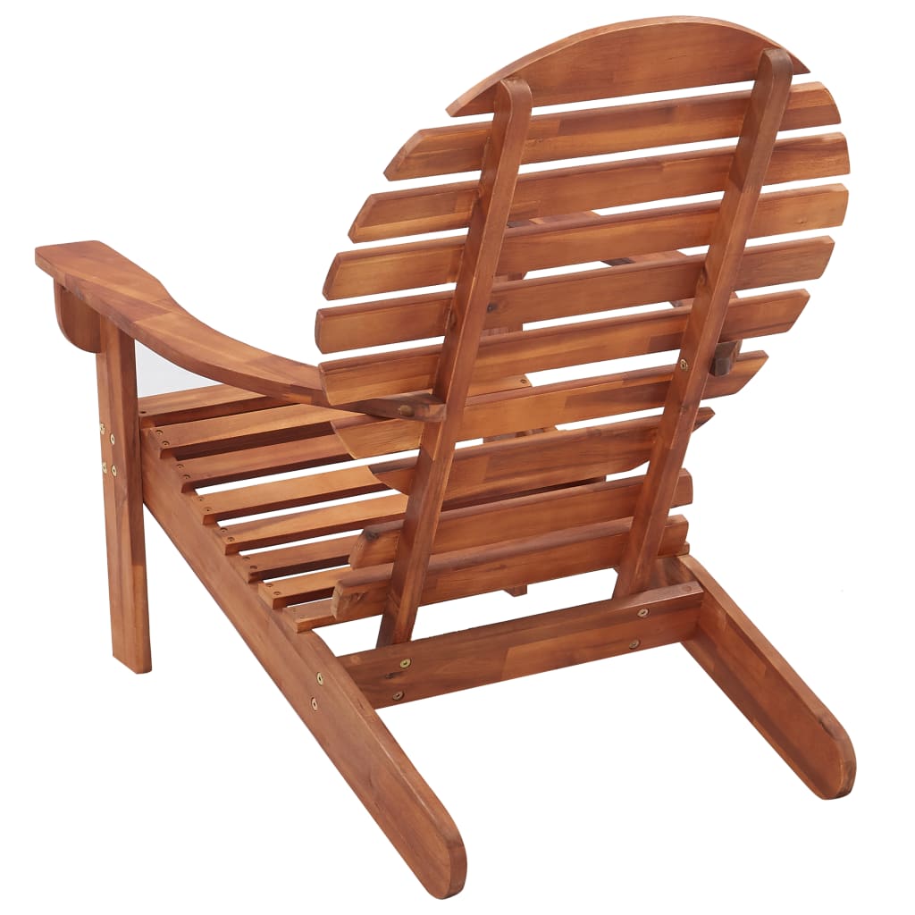 vidaXL Folding Adirondack Chair Lawn Chair for Outdoor Porch Solid Wood Acacia-6