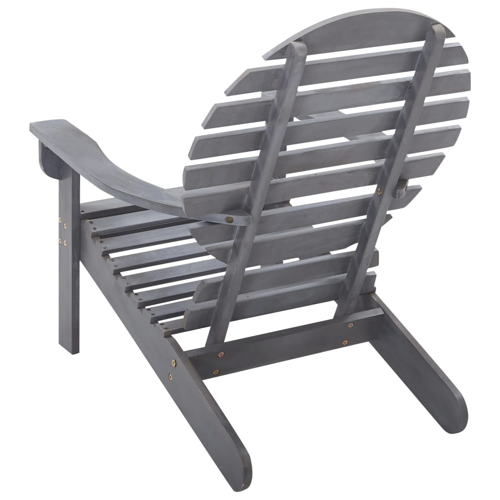vidaXL Folding Adirondack Chair Lawn Chair for Outdoor Porch Solid Wood Acacia-5