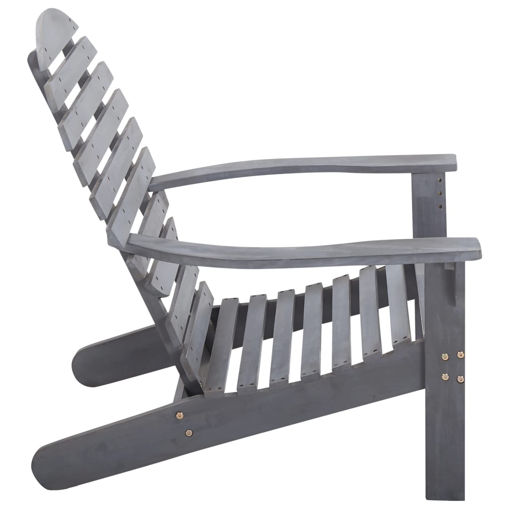 vidaXL Folding Adirondack Chair Lawn Chair for Outdoor Porch Solid Wood Acacia-7