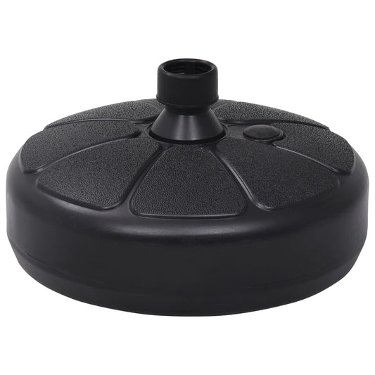 vidaXL Umbrella Base Sand/Water Filled 4 gal Black-0