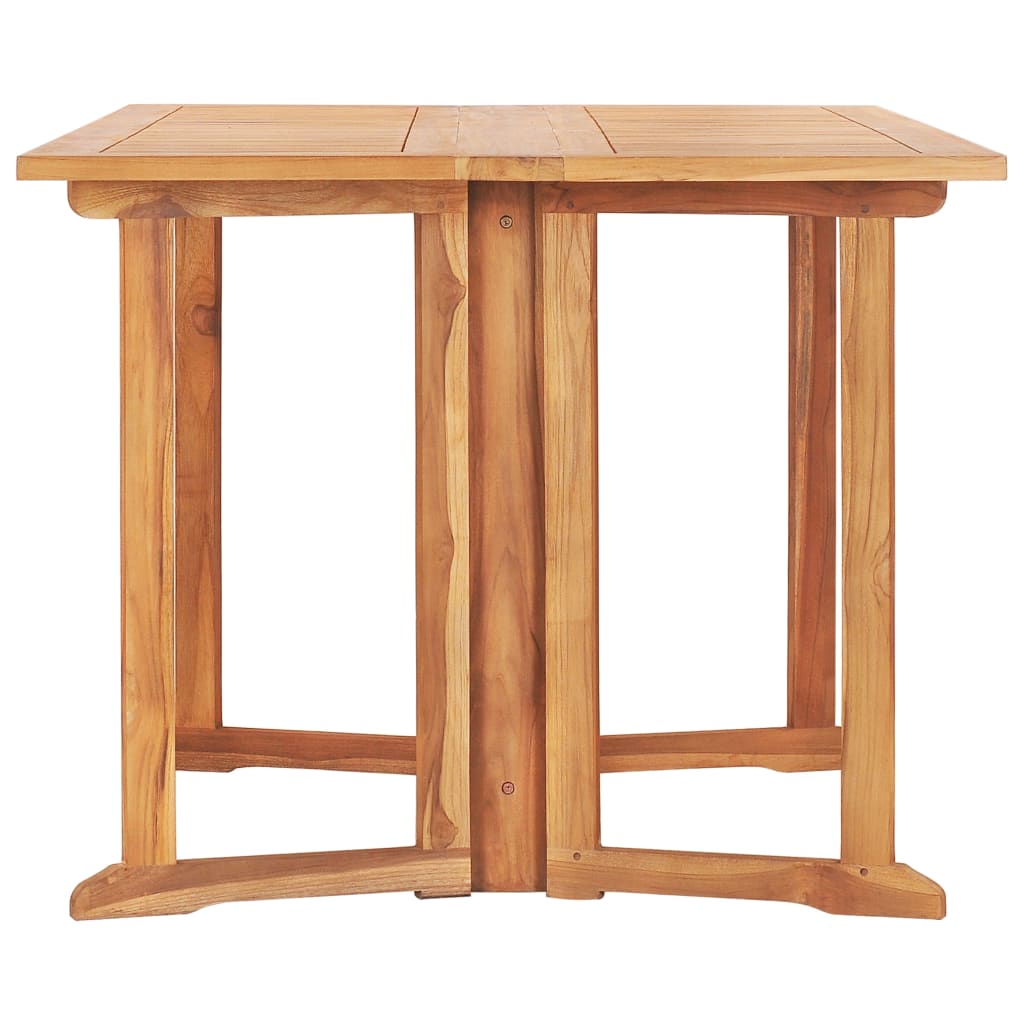 vidaXL Folding Butterfly Patio Table 59.1"x35.4"x29.5" Solid Teak Wood-2