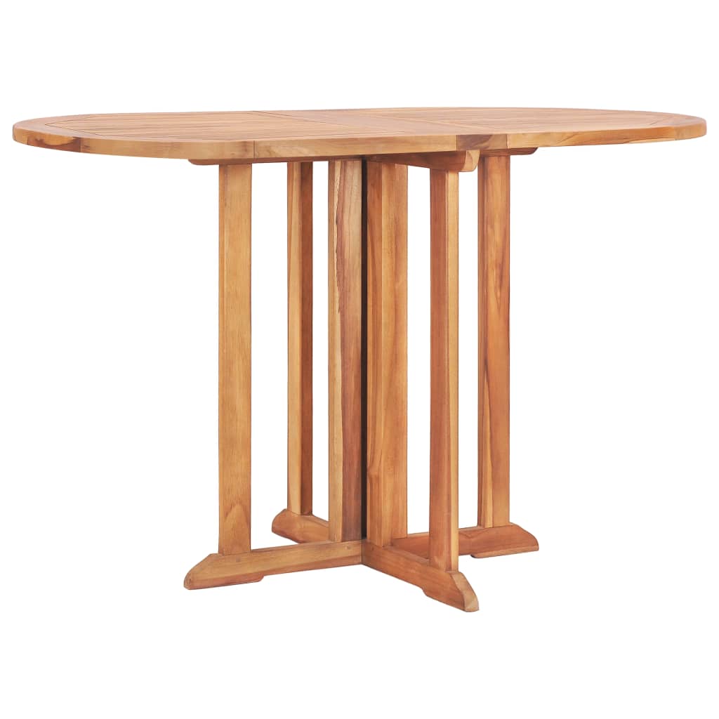 vidaXL Folding Butterfly Patio Table 59.1"x35.4"x29.5" Solid Teak Wood-6