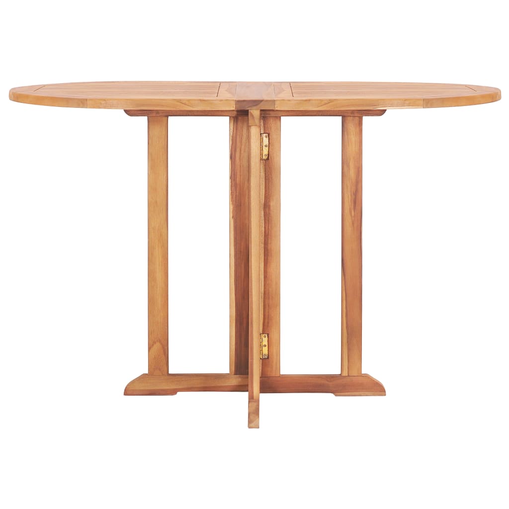 vidaXL Folding Butterfly Patio Table 59.1"x35.4"x29.5" Solid Teak Wood-7