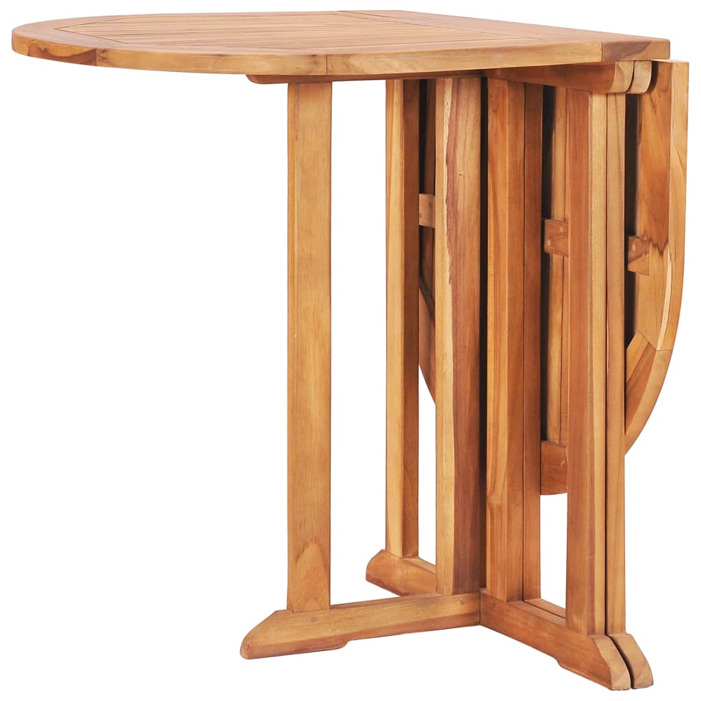 vidaXL Folding Butterfly Patio Table 59.1"x35.4"x29.5" Solid Teak Wood-9