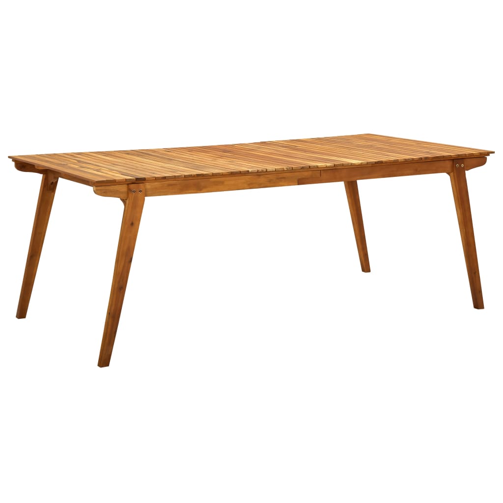 vidaXL Patio Table Outdoor Dining Table Garden Furniture Solid Wood Acacia-10