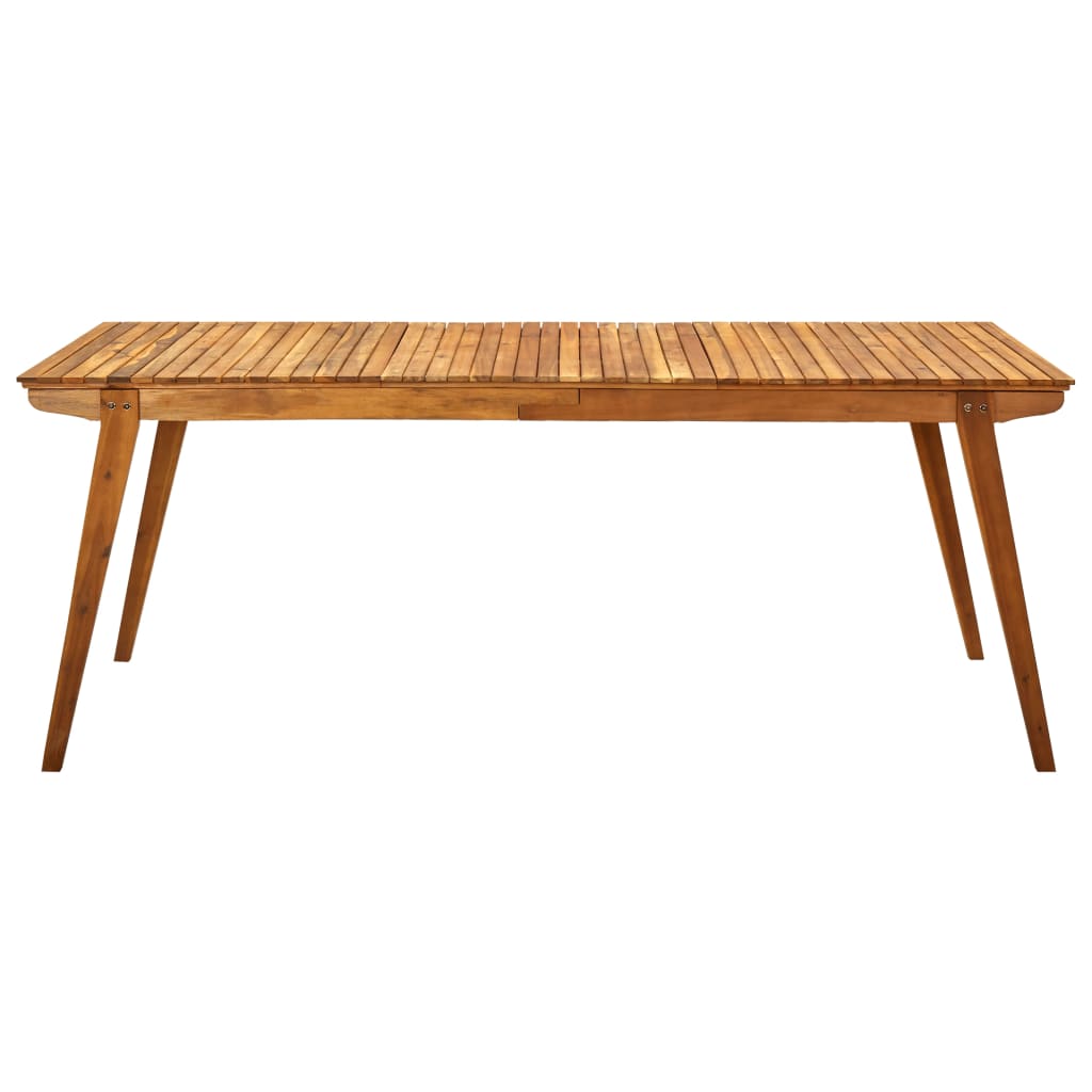 vidaXL Patio Table Outdoor Dining Table Garden Furniture Solid Wood Acacia-11