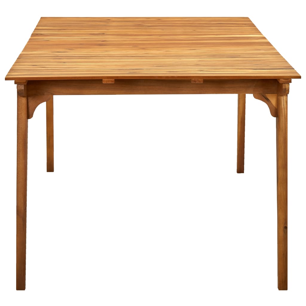 vidaXL Patio Table Outdoor Dining Table Garden Furniture Solid Wood Acacia-12