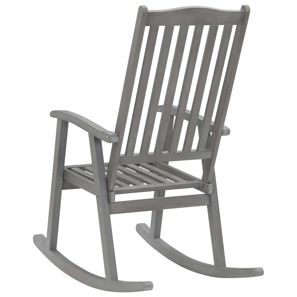 vidaXL Rocking Chair Solid Acacia Wood-8