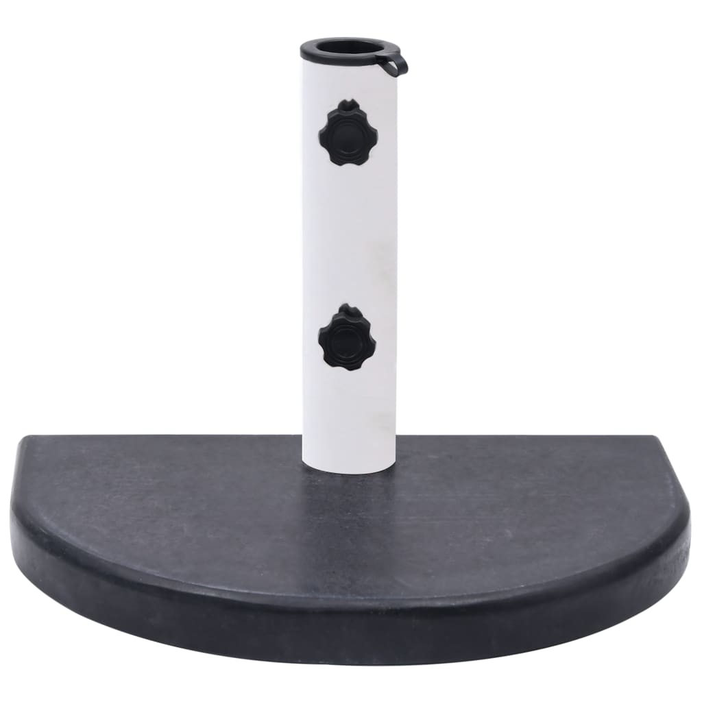 vidaXL Umbrella Base Black 15.7"x11"x1.6" Granite-1