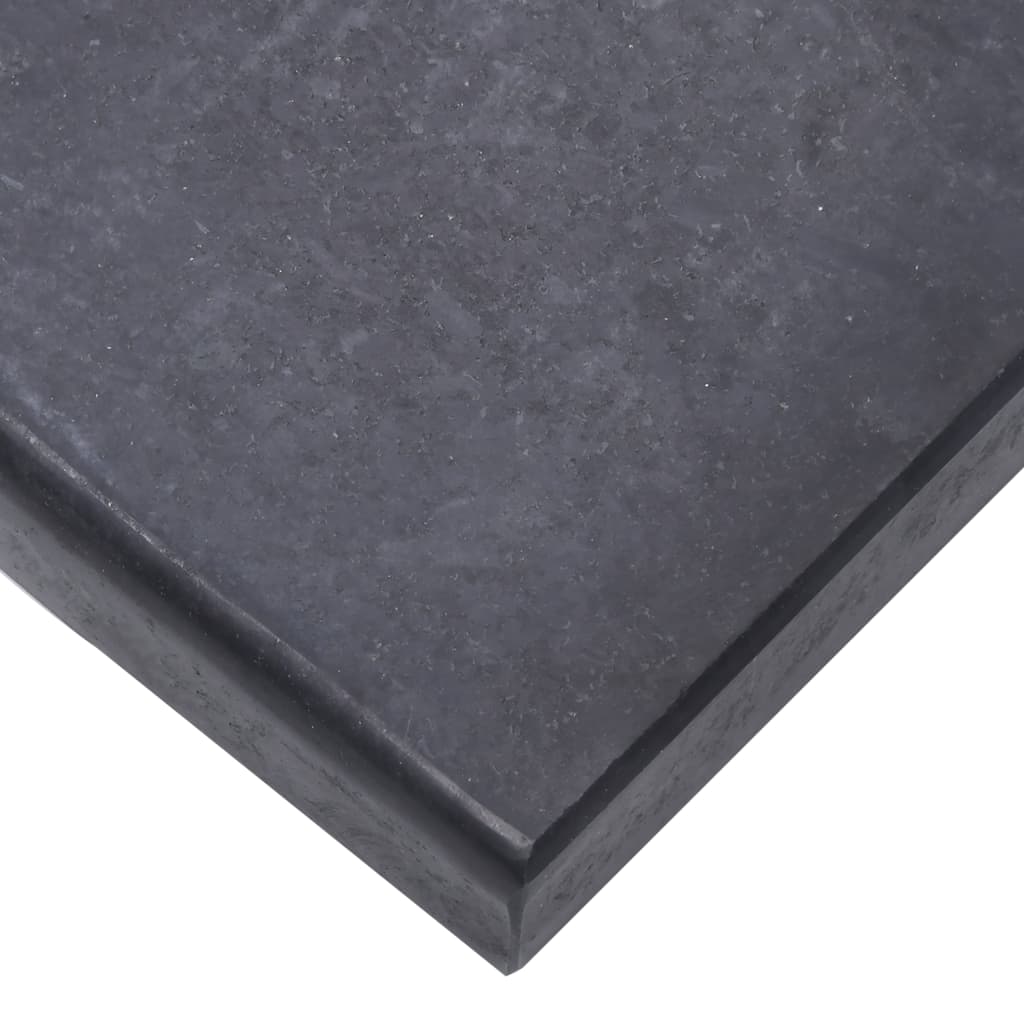 vidaXL Umbrella Base Black 15.7"x11"x1.6" Granite-5