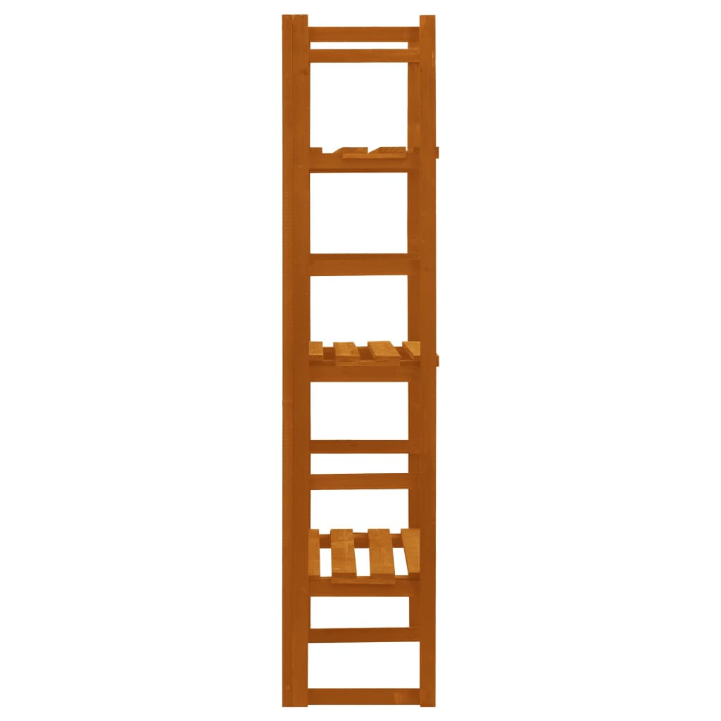 vidaXL Plant Rack Plant Stand with Trellis Flower Pot Stand Solid Firwood-2